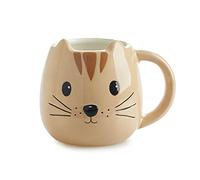 Balvi Mug Kitty Color Naranja Taza en Forma de Cabeza de Gato Capacidad 400ml Apta para lavavajillas