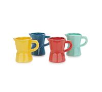 Balvi Set Tazas café Moka Color Multicolor Set de Tazas con un Colorido diseño a cafetera Tradicional