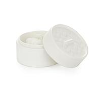 Balvi Sushi Set Mushiki Color Blanco Recipiente para SOYA con Soporte de Palillos en Forma de Vaporer
