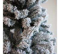 Bambasy Árbol de Navidad artificial nevado Lemper 1,8 m 720 ramas