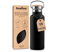 Bambaw Termo de Acero Inoxidable 1000 ml - Jet Black Bambaw