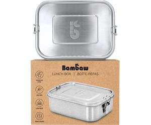 Bambaw Fiambrera con Tapa Metálica - 1200 ml Bambaw