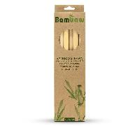 Bambaw Pajitas de Bambú 22cm - 12 unidades