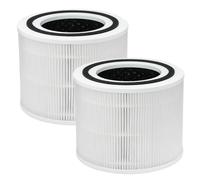 BAMBOOST 2 filtros de repuesto para purificador de aire Levoit Core 300/Core 300S/P350, filtración de 3 niveles, repuesto Core 300-RF