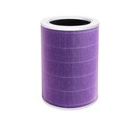 BAMBOOST Filtro de repuesto compatible con purificador de aire Xiaomi Mi, 2, 2C, 2H, 2S, 3, 3C, 3H, Pro, filtro HEPA de grado H13 de 4 etapas y filtro de carbón activado, morado, 1 paquete