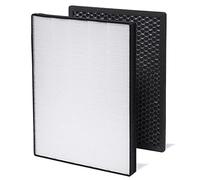 BAMBOOST FY1410/30 & FY1413/30 - Juego de filtros de repuesto compatibles con Philips AC1214/10 AC1215 AC1217 AC2729/10, AC121x/10 purificador de aire serie 1000, 1 filtro HEPA, 1 filtro de carbón