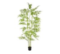 Bambú artificial 235cm - planta decorativa grande realista con cañas naturales para hogar ideal para interiores