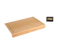Bambú Counter-Edge Corte Tabla de Cortar Cocina Fácil Limpieza 35cm
