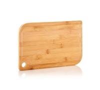 bambuswald© Tabla de cortar ecológica de bambú de S a XL con surco de Bambuswald | Tabla de cocina profesional y 100% ecológica para carne, verduras y queso | Grande