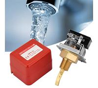 Bamjour Interruptor de Flujo HFS-15 - Interruptor de Flujo de Paleta de 1/2" con Contactos SPDT para Medición de Agua y Etileno - Latón Duradero y Acero Inoxidable - Control Ajustable para