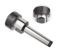 Bamjour Soporte MT2, ER25 MT2 M10 Cono 1 Mm-16 Mm Capacidad de Abrazadera Soporte de Fresado CNC Adaptador de Eje de Fresado Frontal para Fresadora, Taladradora, Torno, Máquinas Herramienta Pequeñas