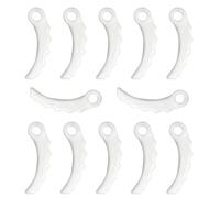Bamyli 12 cuchillas de repuesto de plástico, compatibles con Makita 198426-9, cuchillo para desbrozadora y desbrozadora Makita accesorios, piezas de repuesto para desbrozadora DUR368AL/DUR369AL