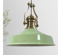 bamyum Neo-Asletl Lámpara Ø41 cm E27 Lámpara Colgante de Metal Para Todas las Habitaciones Café Hotel Restaurante Decoración Estilo - Verde Menta
