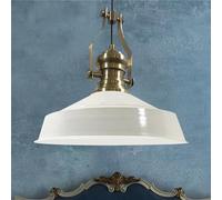 bamyum Neo-Asletl Lámpara Ø41 cm E27 Lámpara Colgante de Metal Para Todas las Habitaciones Café Hotel Restaurante Decoración Estilo - Blanco
