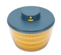 banapoy Girador de Ensalada Eléctrico de 4L, Lavadora Secadora de Frutas y Verduras con Batería Recargable USB, Secadora de Automático de una Tecla para Cocina (BLUE)