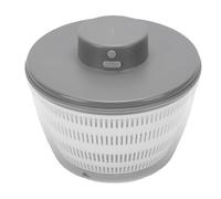 banapoy Girador de Ensalada Eléctrico de 4L, Lavadora Secadora de Frutas y Verduras con Batería Recargable USB, Secadora de Automático de una Tecla para Cocina (GRAY)