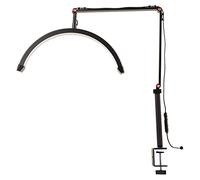 banapoy Lámpara de Media Luna LED, Lámpara de pestañas de sobremesa Tipo C, 3000K a 6000K, rotación de 360°, Brillo Ajustable, Lámpara de Pie con Anillo para Tatuaje Extensión de Pestañas