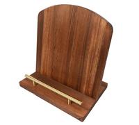 banapoy Soporte de Libro de Cocina de Madera de Pino para Mostrador de | Bandeja para servir extraíble, base antideslizante resistente, organizador de exhibición de recetas, almacenamiento de