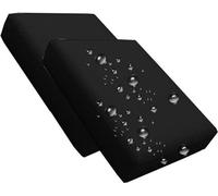 Banca para terraza impermeable - 50x50/60x60 cm - Negra - Protector para muebles de exterior
