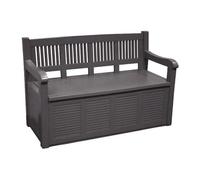 Banco baul 130x60x85 cm gris