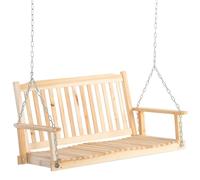 Banco columpio - Columpio para jardín - Banco de jardín - Silla columpio - Banco colgante - Para 2 personas - Madera tratada