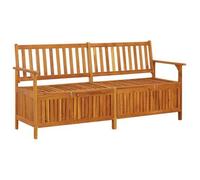 Banco De Almacenaje Madera Maciza De Acacia 170 Cm Vidaxl