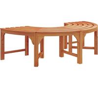 Banco de Árbol 4 -Seater 160 x 80 x 45cm Natural
