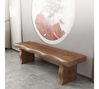 Banco de entrada de madera estilo casa de campo, asiento estrecho para mesa de comedor para cocina, dormitorio y pasillo, banco interior de 71 pulgadas para extremo de la cama y el área de la ventana