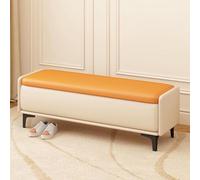 Banco de entrada moderno con asiento abatido, otomana Slish Foyer Sto Sto Ottoman, versátil sofá de 32 pulgadas y taburete cambiador de zapatos para sala de estar y decoración de asiento de ventana