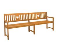 Banco De Exterior Natural 220 X 55,5 X 90 Cm Vidaxl