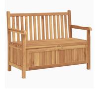 Banco De Jardín 114 X 60 X 90 Cm Madera De Teca Maciza Vidaxl