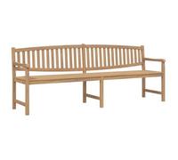 Banco De Jardín Madera Maciza De Teca 228x59,5x90 Cm Vidaxl