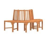Banco de jardín muebles de exterior terraza semicircular torre de árbol ø208cm madera maciza eucalipto 02_0011821