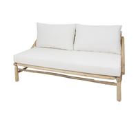 Banco De Madera Con Cojines Thaoly - Misterwils Furniture For Free Souls 127x75x81 Natural 3 seater sofa