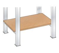 Banco de trabajo de sistema modular, repisa de multiplex LISTA, 20 mm de grosor