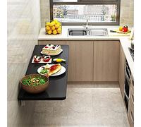 Banco de trabajo plegable resistente, montado en la pared, mesa de hojas colgantes para cocina, comedor u oficina en casa, diseño compacto para espacios pequeños