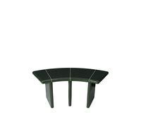 Ferm Living Banco Deya curved Dark green. 110x40x45.5 cm