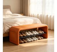 Banco para el pie de la cama del dormitorio, banco moderno para zapatos