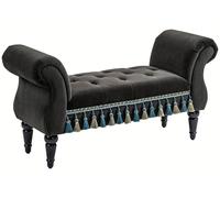 Banco para zapatos - Estante para zapatos - Banco de entrada - Banco con asiento - Banco con almacenamiento - Con reposabrazos - Capacidad de carga: 150 kg