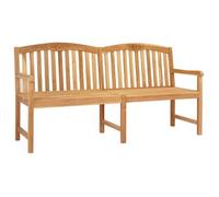 Banco Tallado A Mano En Forma De Rosa 150 X 60 X 90 Cm Natural Vidaxl