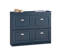 Banco zapatero con 4 solapas organizador fsr79-b sobuy es 104.5 cm