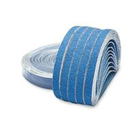Banda de lijado 13 x 457 mm, 5x60/80/100/120/240/320 arena gruesa, para paño abrasivo de metales pesados Black & Decker Powerfeile-Y, un juego de 30 bandas abrasivas