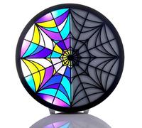 BANDAI - Lámpara Decorativa de Miércoles Addams con Ventana Iluminada - Efecto Luz Ambiental - Producto Oficial de la Serie Wednesday - Multicolor, WS01006