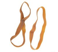 Bandas de goma elásticas fuertes de 20 mm de ancho, de goma natural, resistentes, para agrupar paquetes y guardar artículos de papelería, 2 unidades