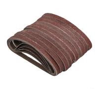 Bandas de lijado de óxido de aluminio de 10 x 330 mm para madera y metal, juego de 50 piezas de granos surtidos, herramienta de pulido