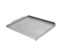Bandeja Asado para acero 29x36cm Reutilizable Exterior Bandeja | para acero inoxidable , reutilizable, para ideal exteriores, distribución calor uniforme, para fácil limpieza