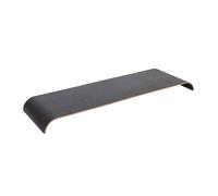 Bandeja AYTM Curva, negra, 81 x 25 x 5 cm, madera