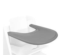 Bandeja Compatible con Silla Stokke Tripp Trapp, Bandeja para Trona Stokke Accesorios para Silla Alta para Niños Pequeños de 6 a 36 Meses (Gris)