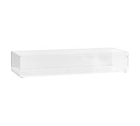Bandeja de Almacenamiento Rectangular - 25,6 x 9,6 x 4,8 cm - Poliestireno Transparente