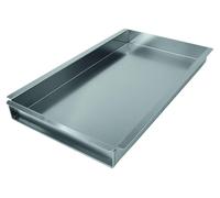 Bandeja de aluminio para tartas, dimensiones 530 x 325 x 50 mm, tipo S